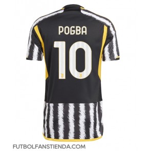 Juventus Paul Pogba #10 Primera Equipación 2023-24 Manga Corta